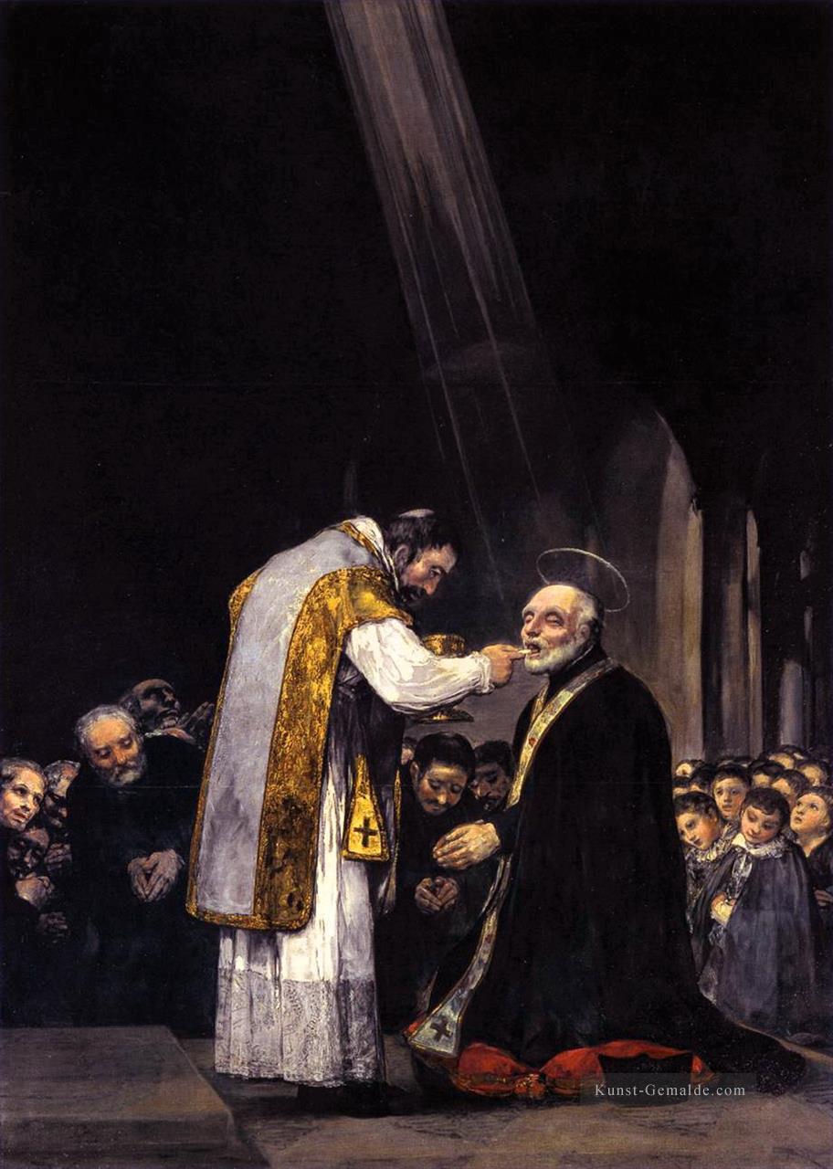 Die letzte Kommunion von St Joseph Calasanz Francisco de Goya Ölgemälde